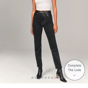 Abercrombie mixed Jean and leather pants BRAND NEW WITH TAGS